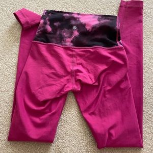Pink lululemon leggings
